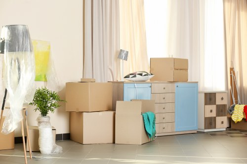 Professional packing service for a Canary Wharf apartment move