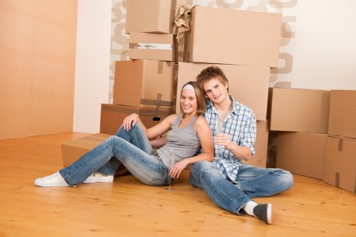 Canary Wharf moving service supporting a city relocation