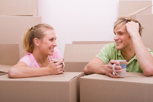 Removals van serving Canary Wharf residential and business moves