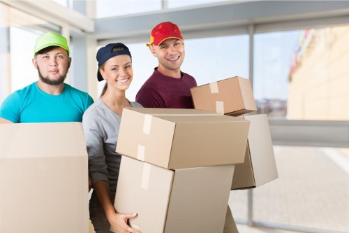 Furniture dismantling and office move support in Docklands