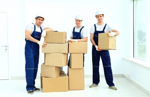 Careful boxing and labelling of household items during a local move