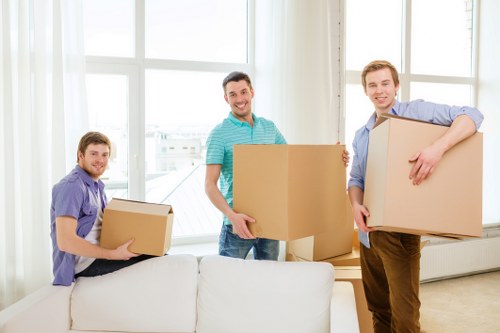 Office relocation support in Canary Wharf business district