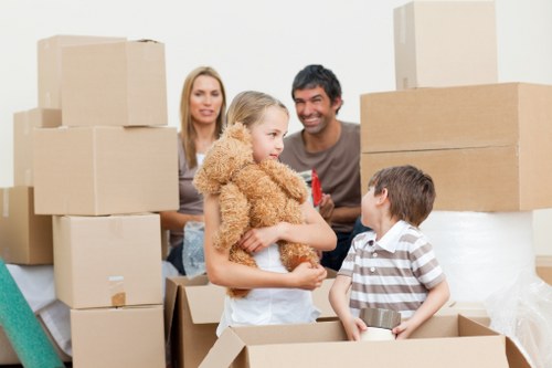 Office relocation support in Canary Wharf commercial buildings